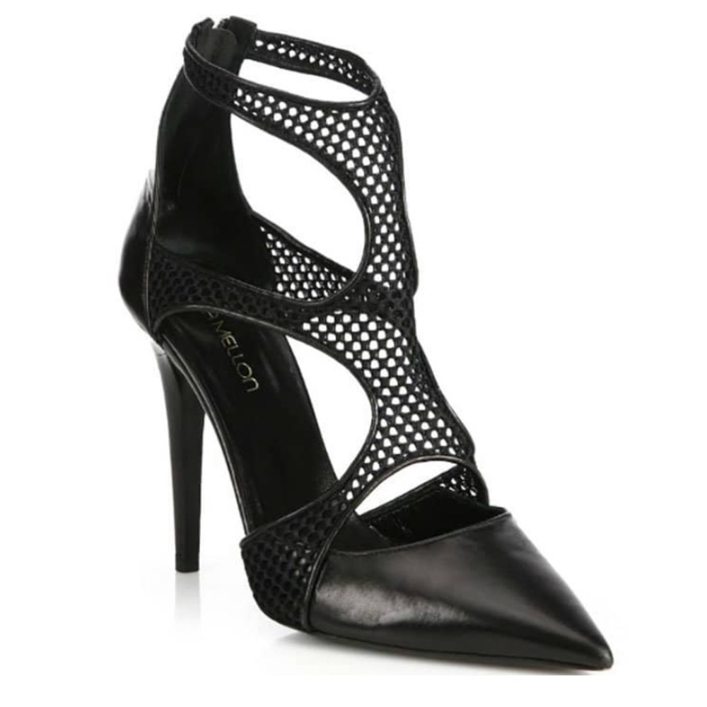 TAMARA MELLON FEVER FISHNET HEELS